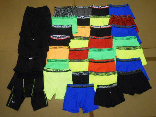 ( Defect Lot no. 220 ) Wholesale Cheap New 177 pcs. Women, Boys & Men Underwear ,Shorts and Sports Bra ( Authentic Clothing 100% )