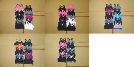 ( Lot no. 116 ) Wholesale Cheap New 50 pcs. Womens Sports Bra Size SMLXL ( Authentic Clothing 100% )