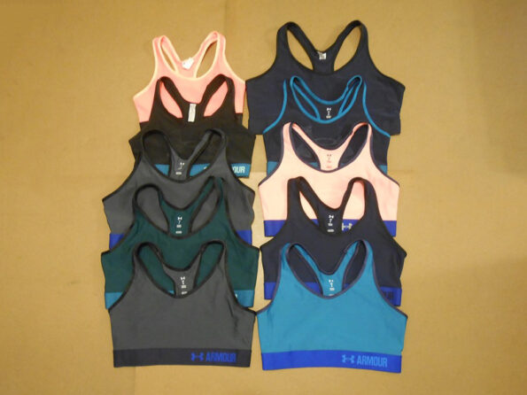 ( Lot no. 117 ) Wholesale Cheap New 50 pcs. Name Brand Women Sport Bra Size XSSMLXL ( Authentic clothing 100% )