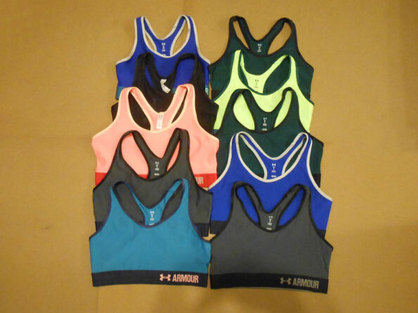 ( Lot no. 117 ) Wholesale Cheap New 50 pcs. Name Brand Women Sport Bra Size XSSMLXL ( Authentic clothing 100% )