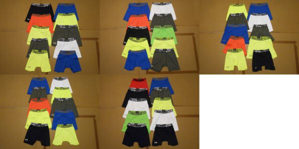 (Lot no. 15) Wholesale Cheap New 50 pcs. Name Brand Men Sonic Compression Shorts Size SMLXLXXLXXXL ( Authentic clothing 100% )