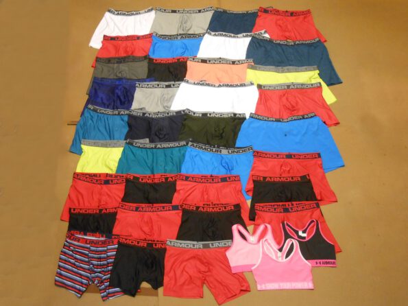 ( Defect Lot no. 224 ) Wholesale Cheap New 60 pcs. Women Sport bra, Leggings & Men Underwear ( Authentic Clothing 100% )