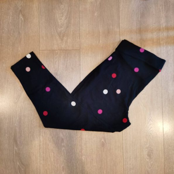 plus size dot leggings