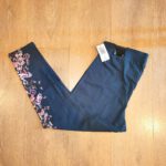 plus size flower legging