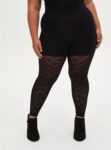 plus size lace leggings